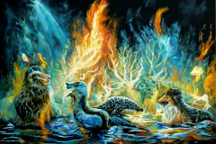 Realm of the firebellied water baboon