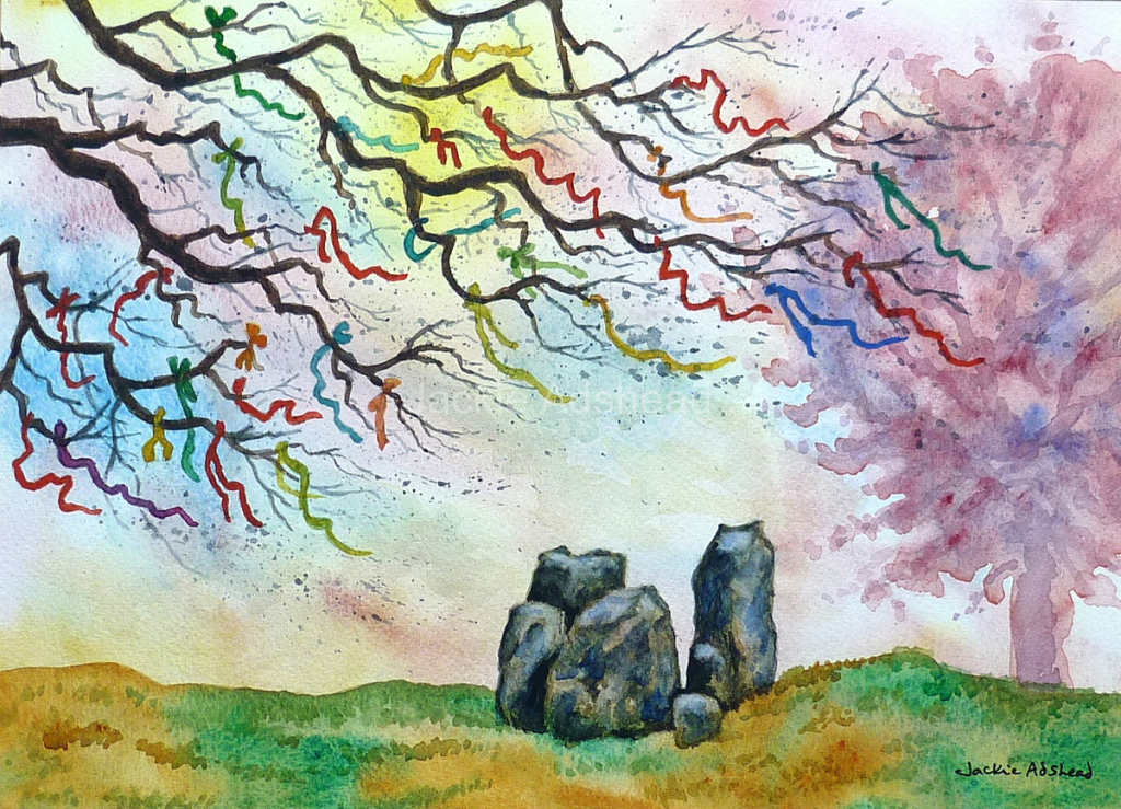 Coldrum Stones wishing tree