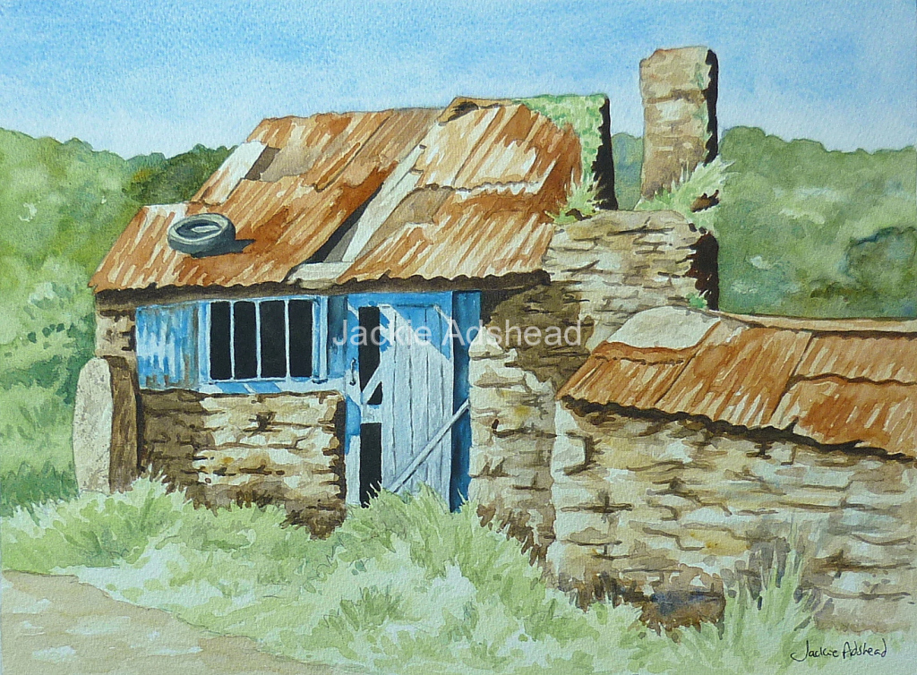 Fishermans hut Prussia Cove 2 finished