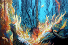 Birth of the realm of fire and water
