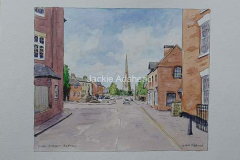 Church and Cross from Post Office Repton