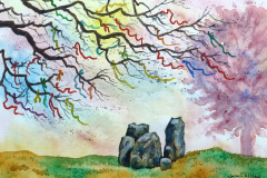Coldrum Stones wishing tree