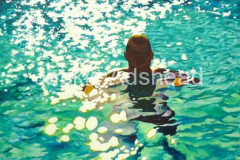 Mike in Eureka swimming pool