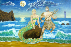 Poseidon and the mermaid