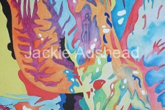 Tarse 1 - Acrylic on canvas 31 x 24 inches